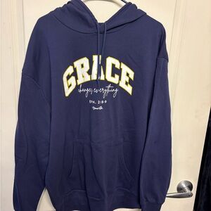 ‘Grace’ - Dark Blue Hoodie